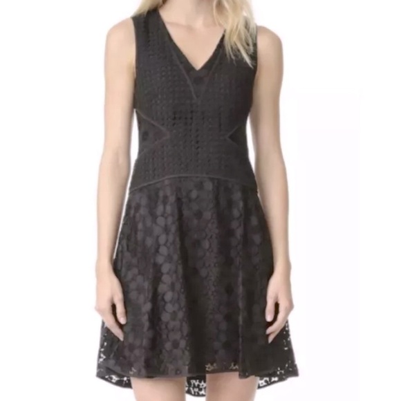 Diane Von Furstenberg Dresses & Skirts - Diane Von Furstenberg Fiorenza Women Black Lace Dress